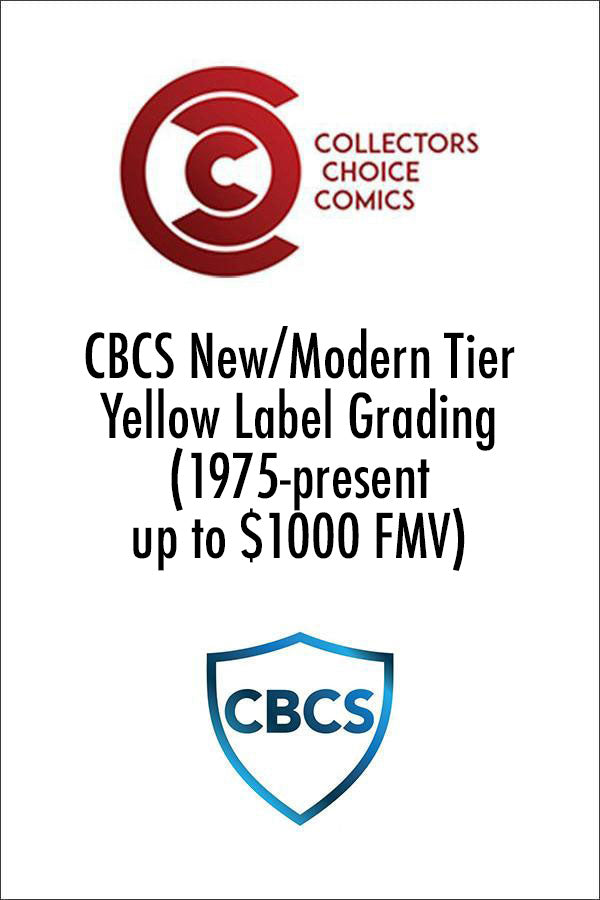 CBCS New/Modern Tier Yellow Label Grading (1975-present, up to $1000 FMV)