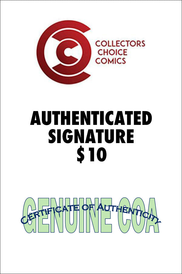 GENUINE COA AUTHENTICATED SIGNATURE