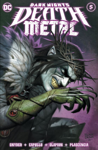 DARK NIGHTS DEATH METAL #5 - LIMITED VARIANT BY RYAN BROWN - IN HAND! - Collectors Choice Comics