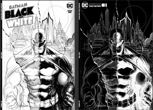 BATMAN BLACK AND WHITE #1 - LIMITED VARIANT COVER BY TYLER KIRKHAM - Collectors Choice Comics