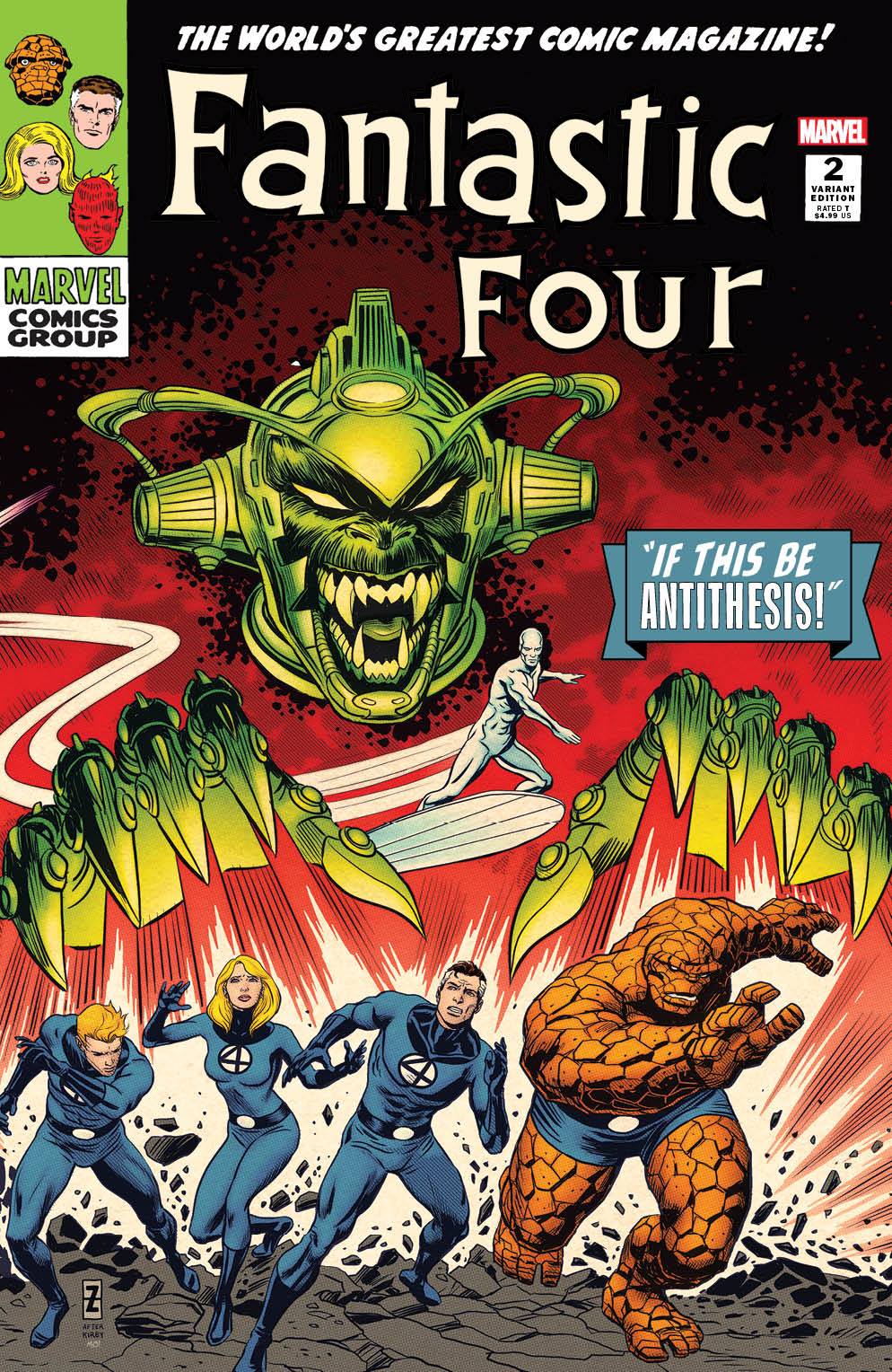 FANTASTIC FOUR ANTITHESIS #2 - *1ST APPEARANCE OF ANTITHESIS!* Limited Variant by Patrick Zircher - IN HAND! - Collectors Choice Comics