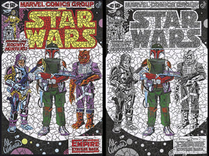 Star Wars: War of the Bounty Hunters #1 Shattered Comics Exclusive by Matt DiMasi