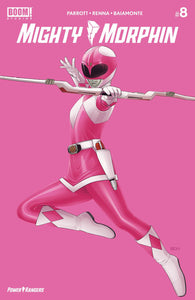 MIGHTY MORPHIN #8 (PINK RANGER) - BON BERNARDO Negative Space Limited Variant Cover LTD 1000