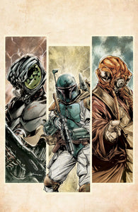 Star Wars: WAR OF THE BOUNTY HUNTERS #1 by PAOLO VILLANELLI - LIMITED VARIANT